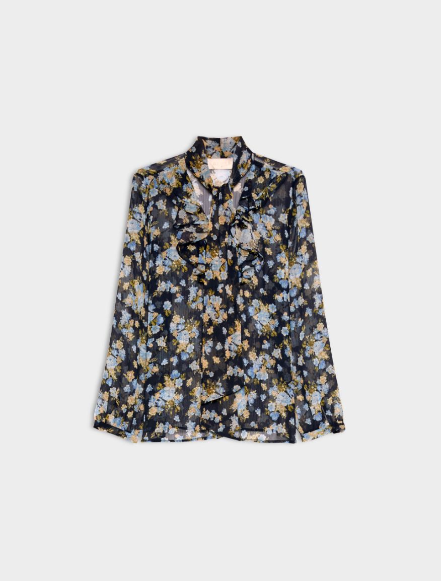 Printed shirt - MIDNIGHTBLUE - Iblues - 5