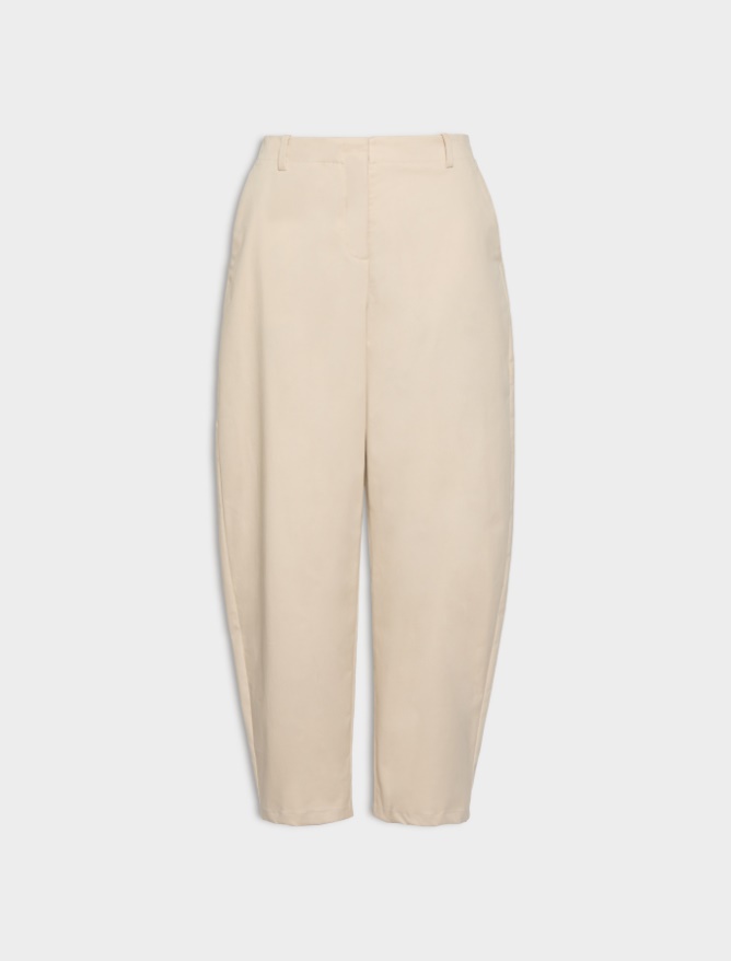 Barrel-leg trousers - 