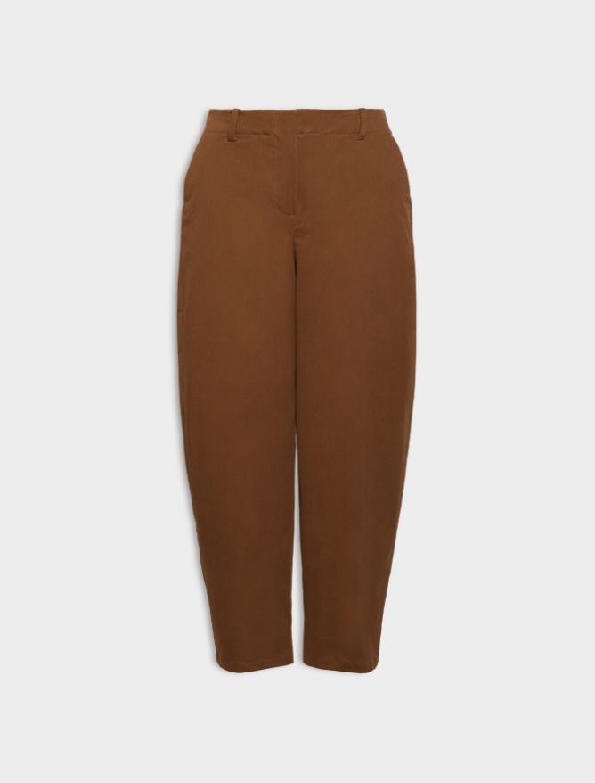 Barrel-leg trousers - 