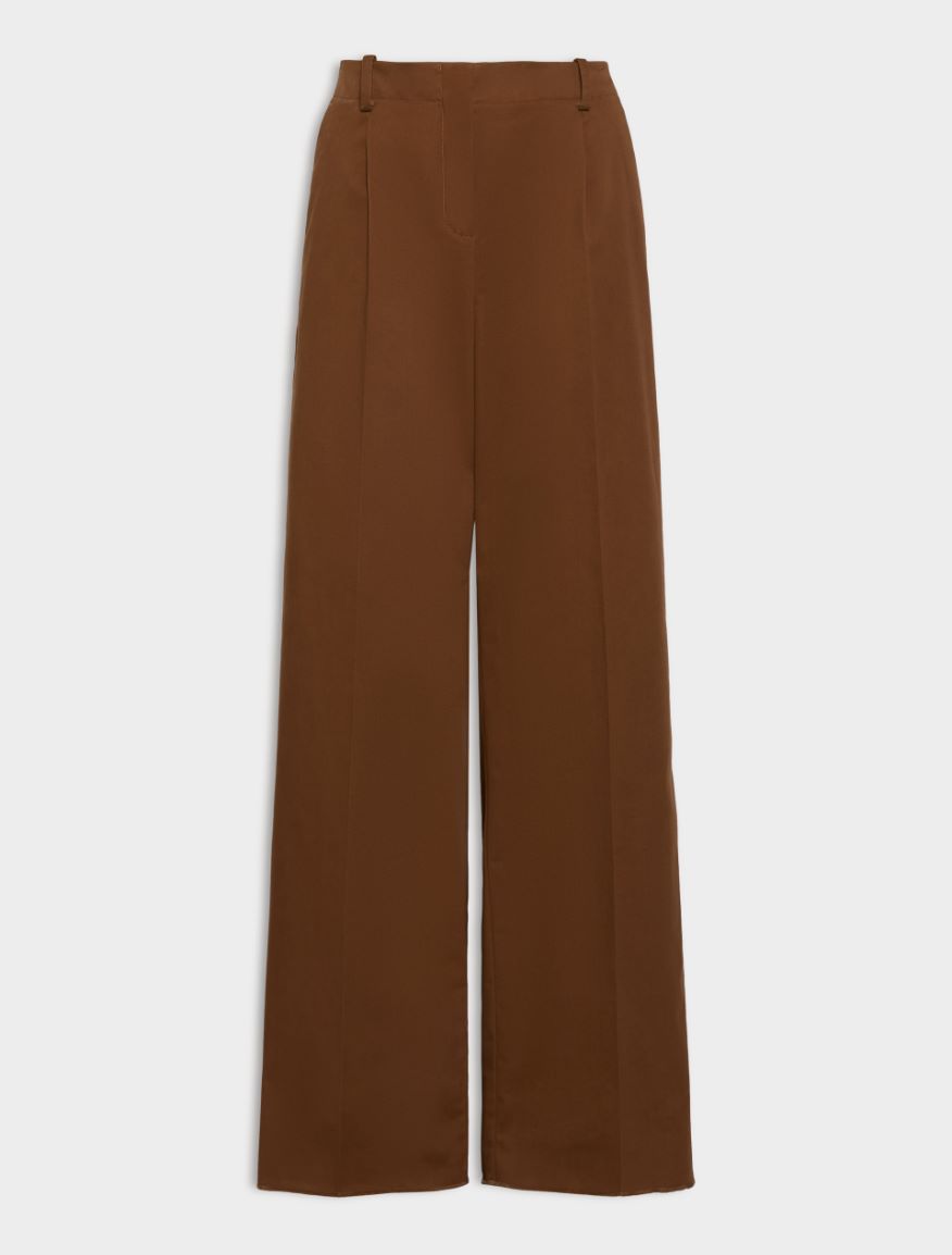Wide-leg trousers - BURNT BROWN - Iblues - 5