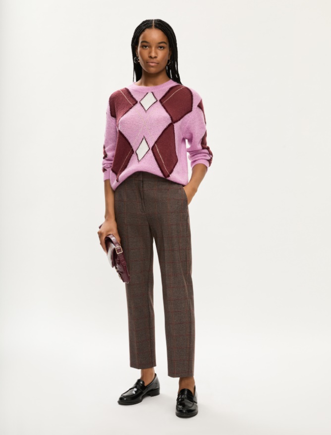 Semi-fitted trousers - 