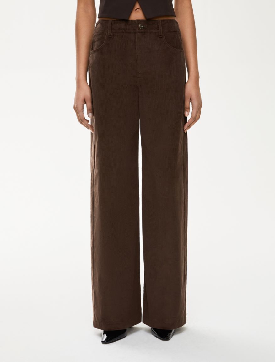 Velvet trousers - BROWN - Iblues - 2