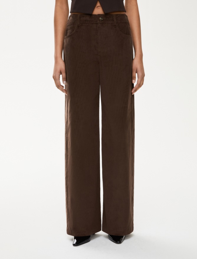 Velvet trousers - 