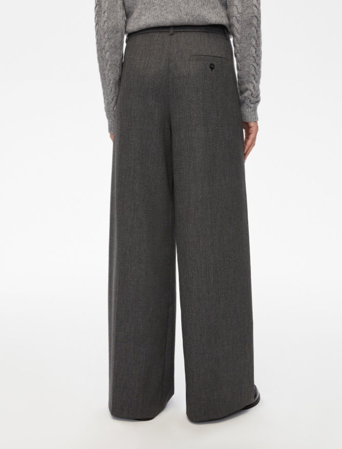Pantaloni in flanella - GRIGIO SCURO