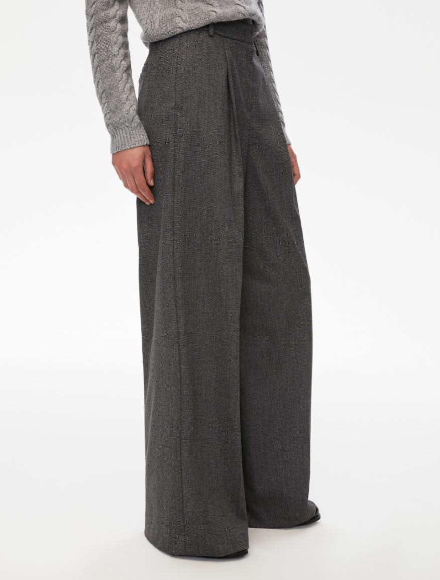 Pantaloni in flanella - GRIGIO SCURO - Iblues - 3