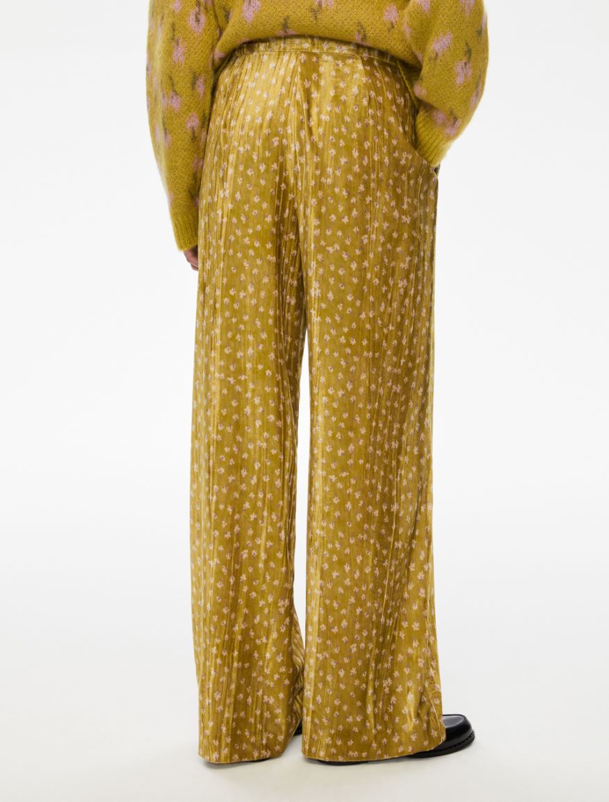 Velvet trousers - MUSTARD - Iblues - 2