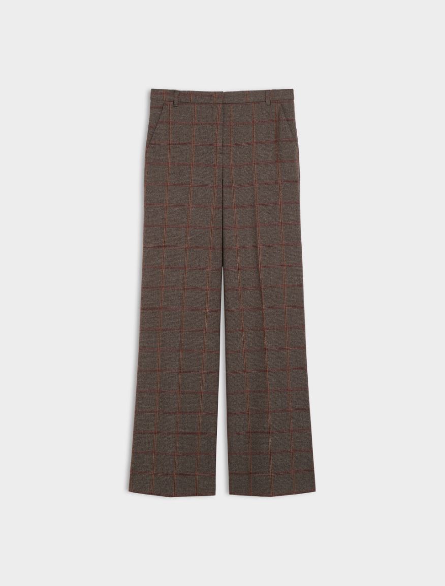 Wide-leg trousers - DARK BROWN - Iblues - 5