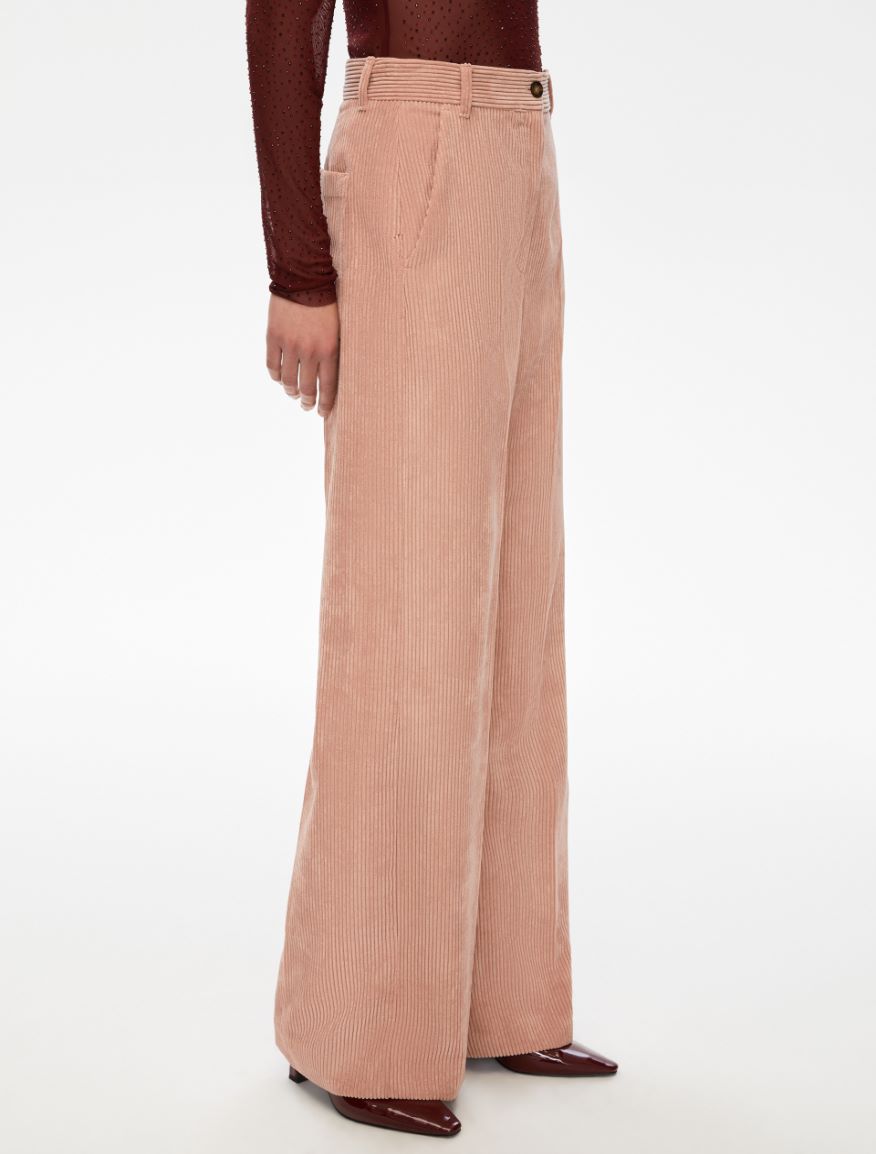 Velvet trousers - POWDER - Iblues - 3