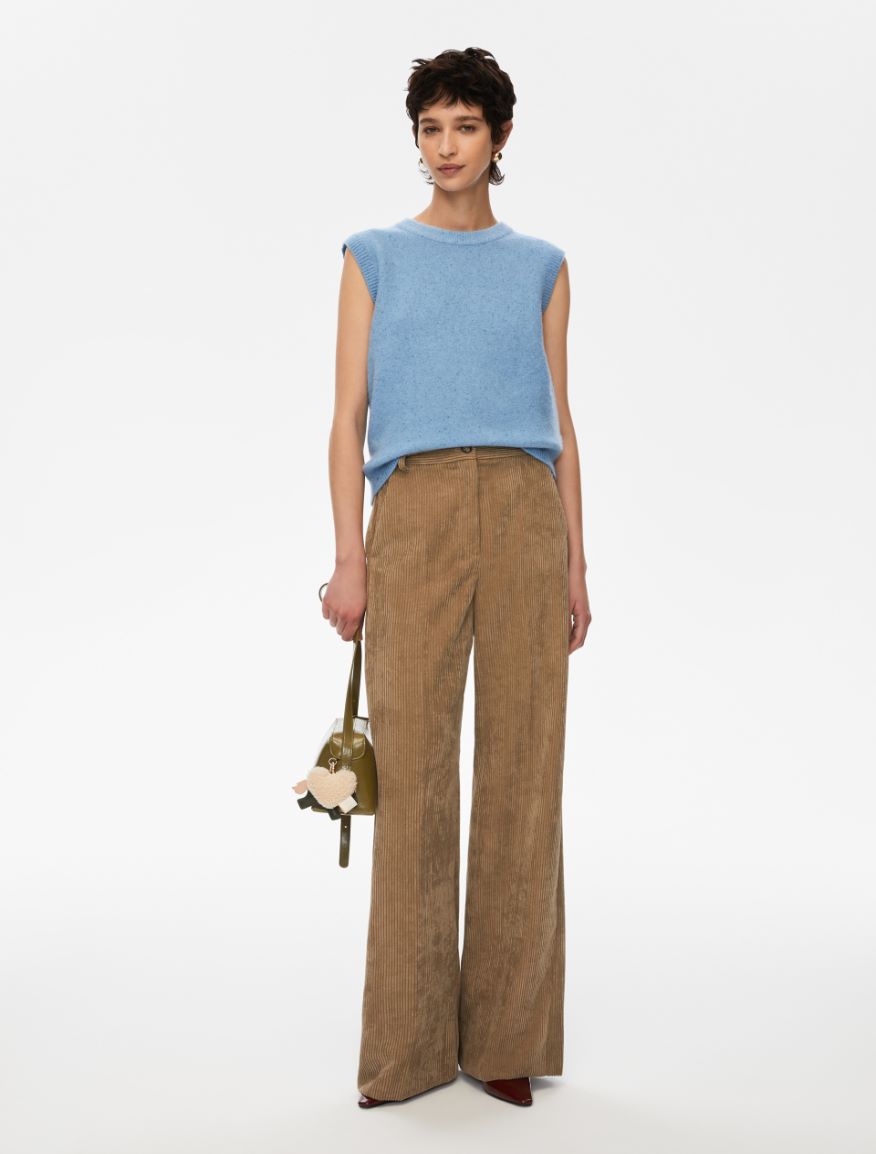 Velvet trousers - MUD - Iblues - 4