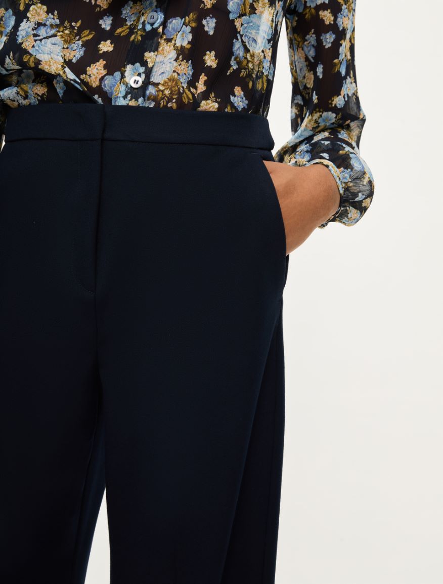 Straight trousers - MIDNIGHTBLUE - Iblues - 3
