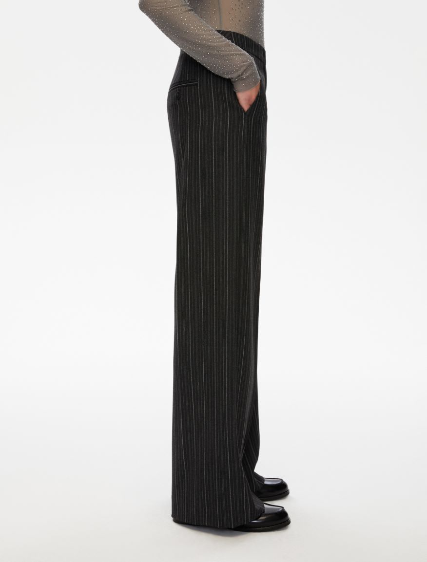 Pantaloni dritti - GRIGIO SCURO MELANGE - Iblues - 3