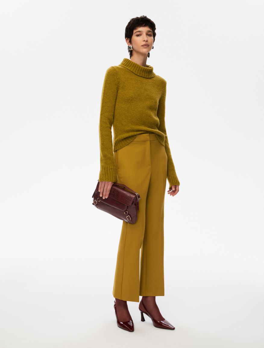 Flared trousers - OLIVE - Iblues - 4