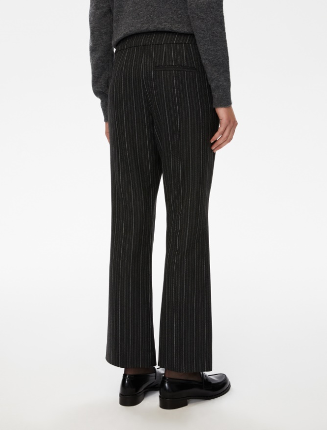 Pantaloni a zampa - GRIGIO SCURO MELANGE