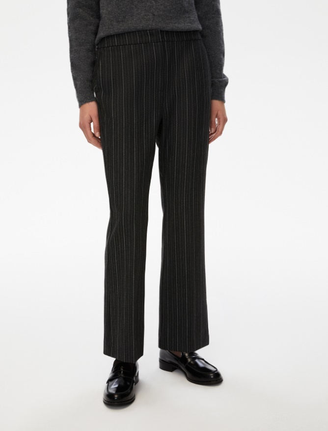 Pantaloni a zampa - GRIGIO SCURO MELANGE