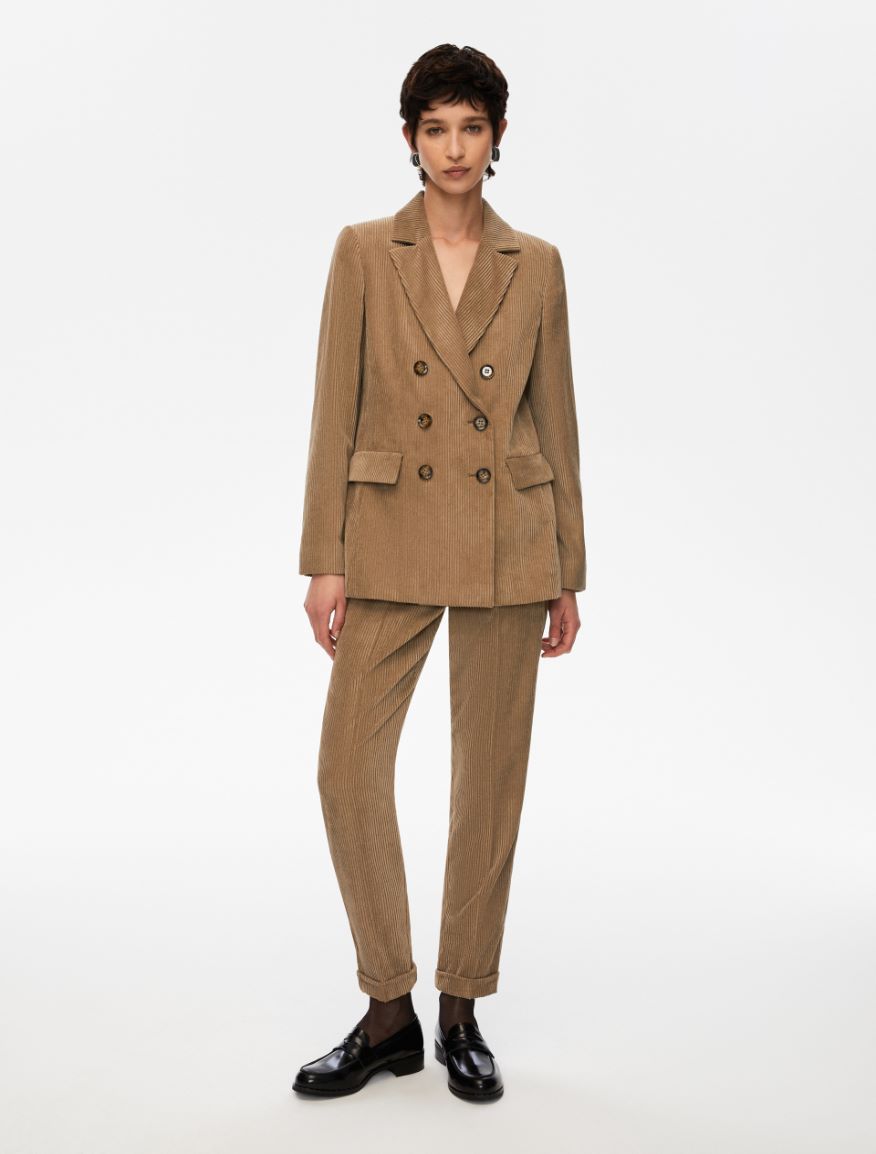 Velvet trousers - MUD - Iblues - 4