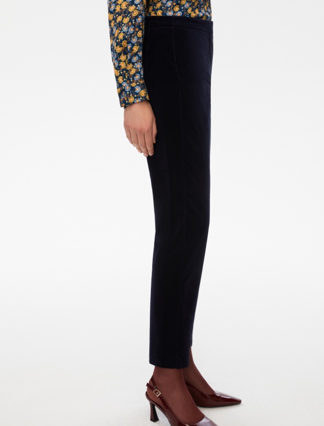 Semi-fitted trousers - MIDNIGHTBLUE