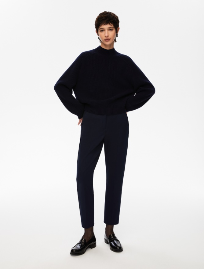 Pantaloni semiaderenti - BLU NOTTE