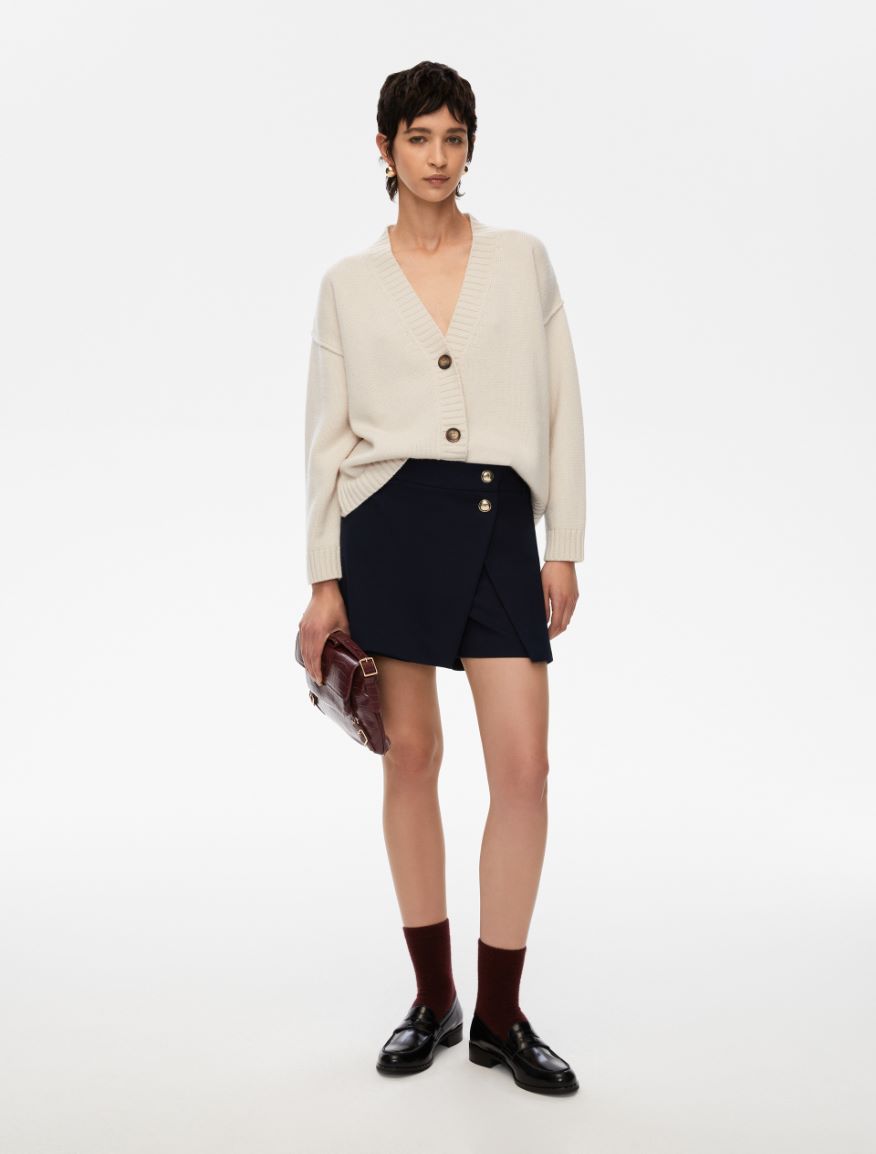 Wrap shorts - MIDNIGHTBLUE - Iblues - 4