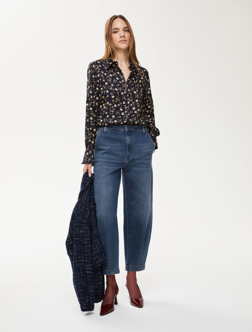 Carrot-fit jeans - BLUE JEANS - Iblues - 4