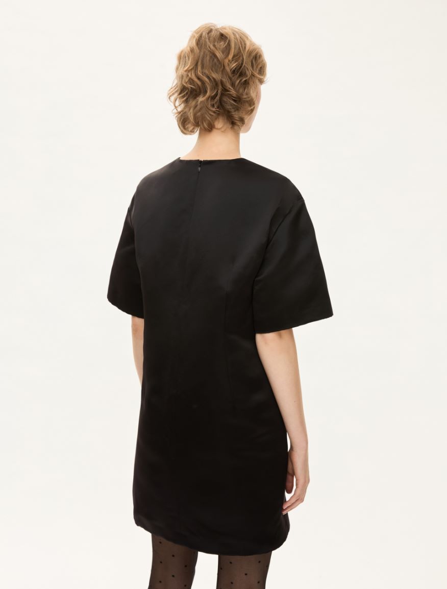 Fitted-waist dress - BLACK - Iblues - 2