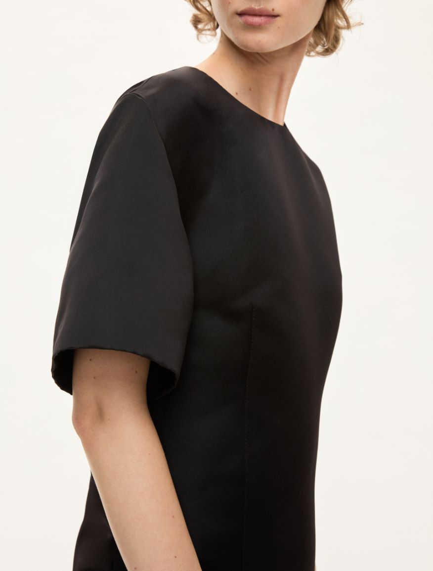 Fitted-waist dress - BLACK - Iblues - 3