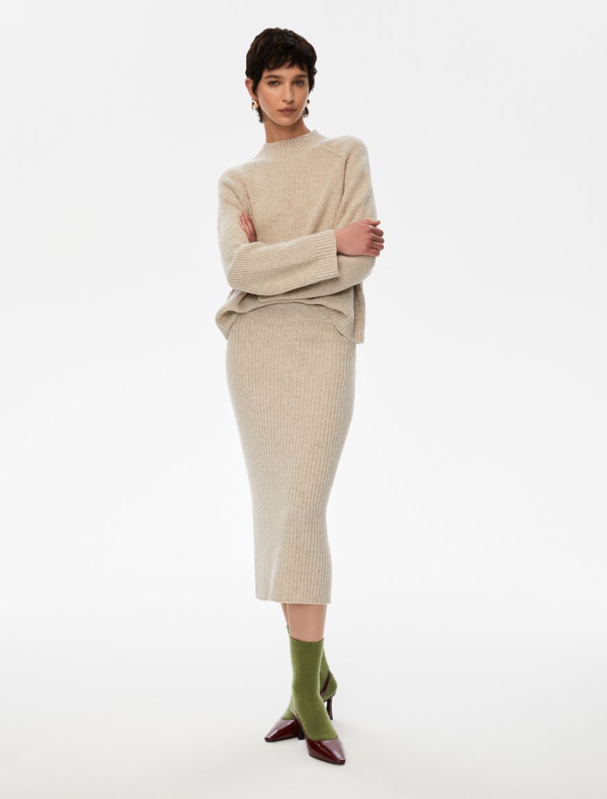 Pencil skirt - MASTIC - Iblues - 4