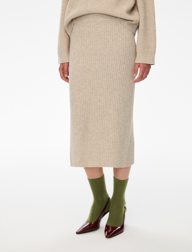 Pencil skirt - MASTIC - Iblues