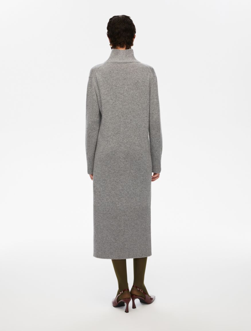 Knit dress - MELANGE GREY - Iblues - 2