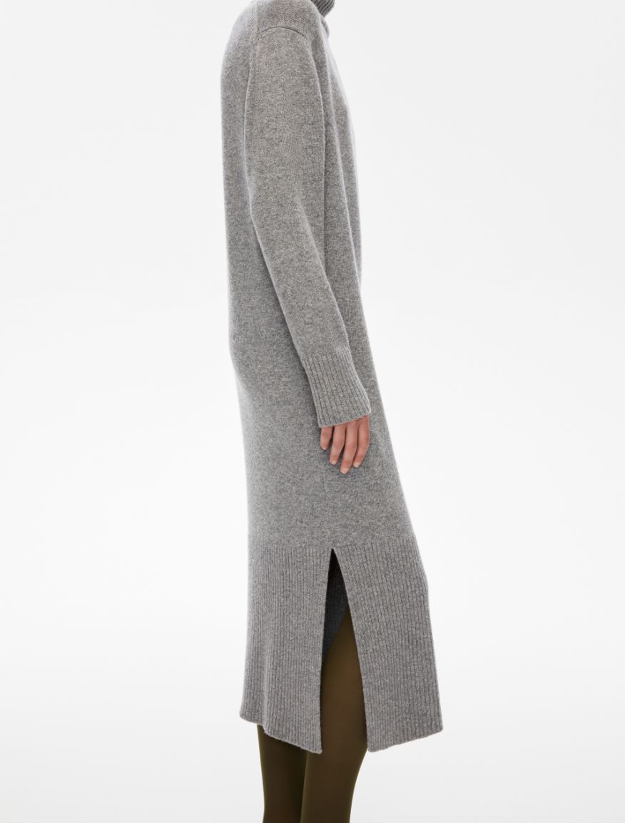 Knit dress - MELANGE GREY - Iblues - 3