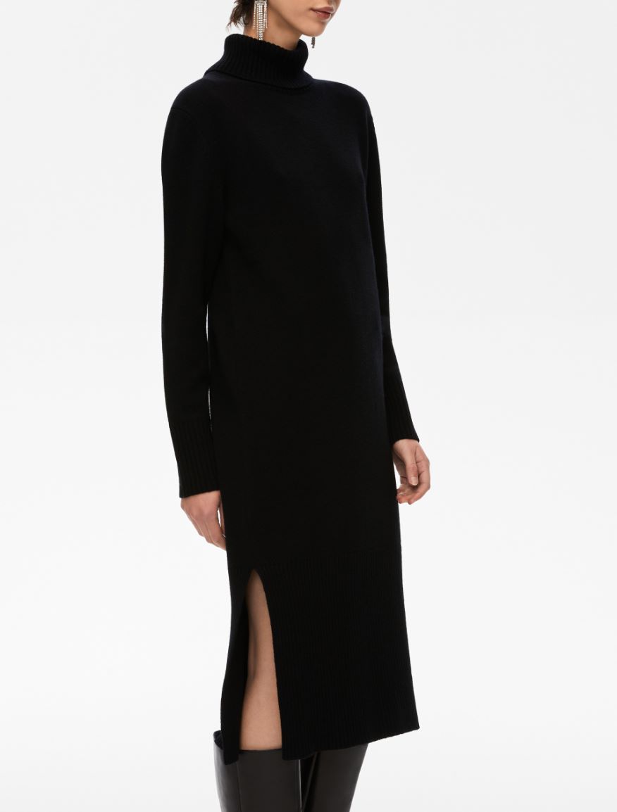 Knit dress - BLACK - Iblues - 3