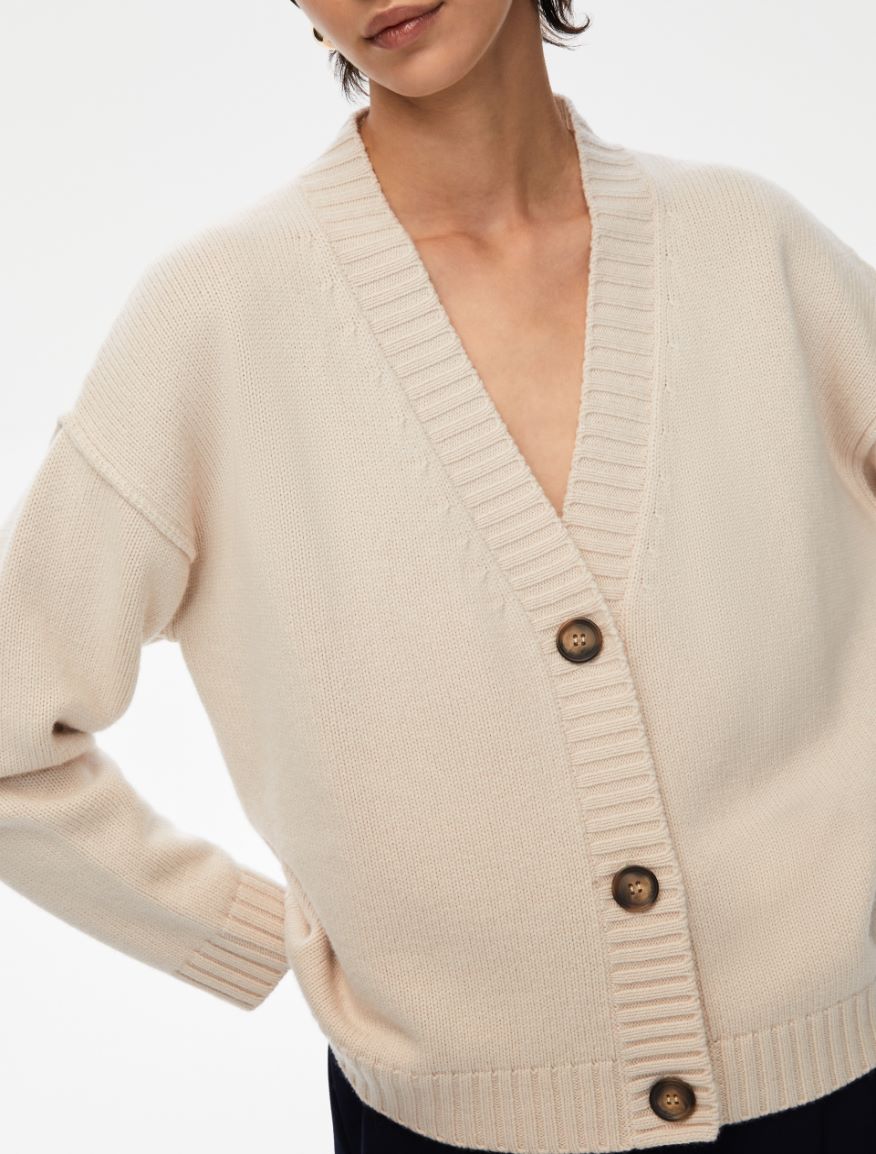 Relaxed-fit cardigan - TAWNY - Iblues