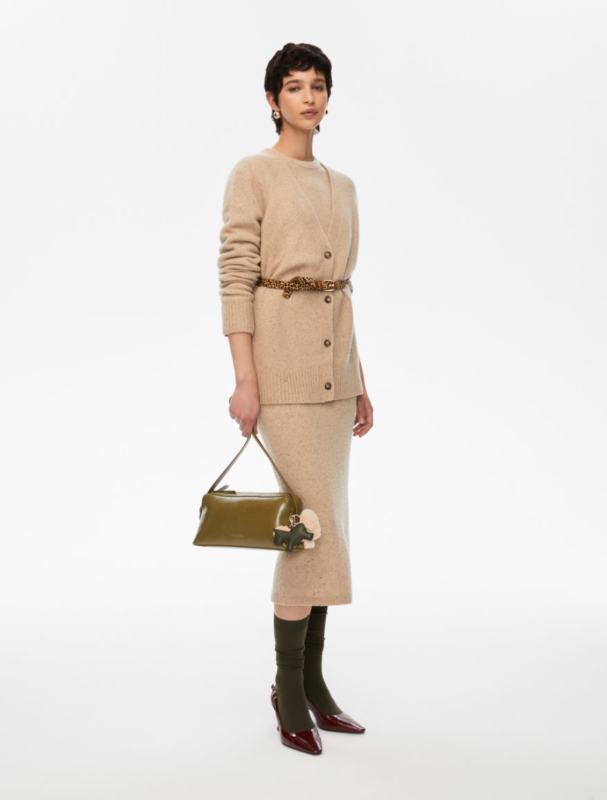 Oversized cardigan - CAMEL - Iblues