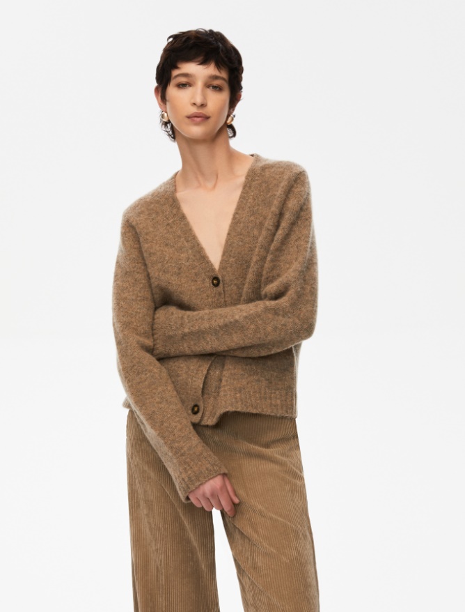Alpaca-blend cardigan - 