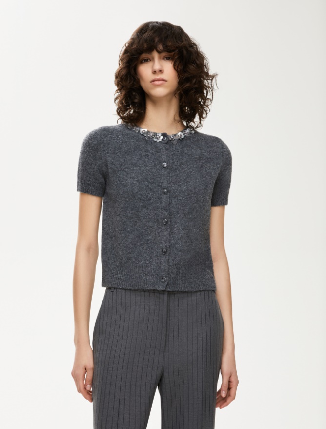 Embroidered cardigan - 