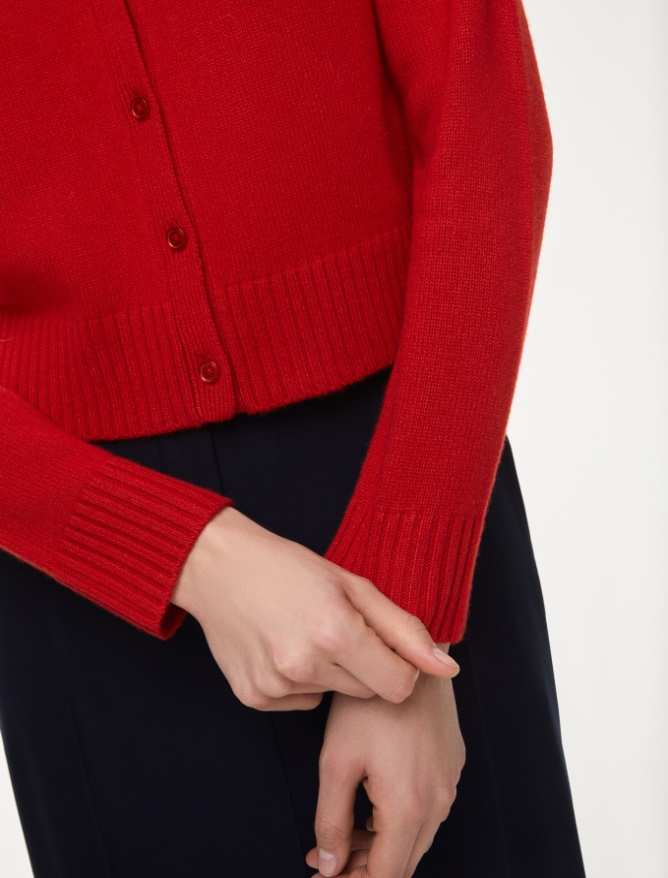Cashmere-blend cardigan - 