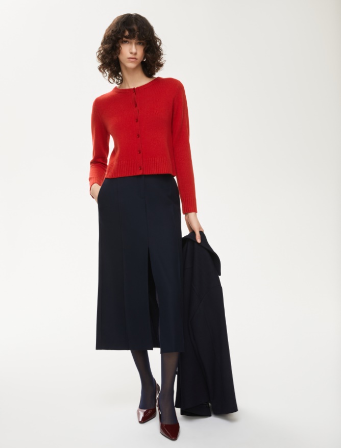 Cashmere-blend cardigan - 