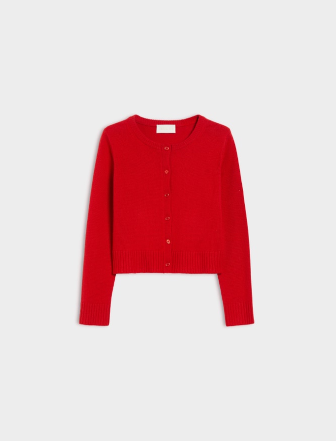 Cashmere-blend cardigan - 