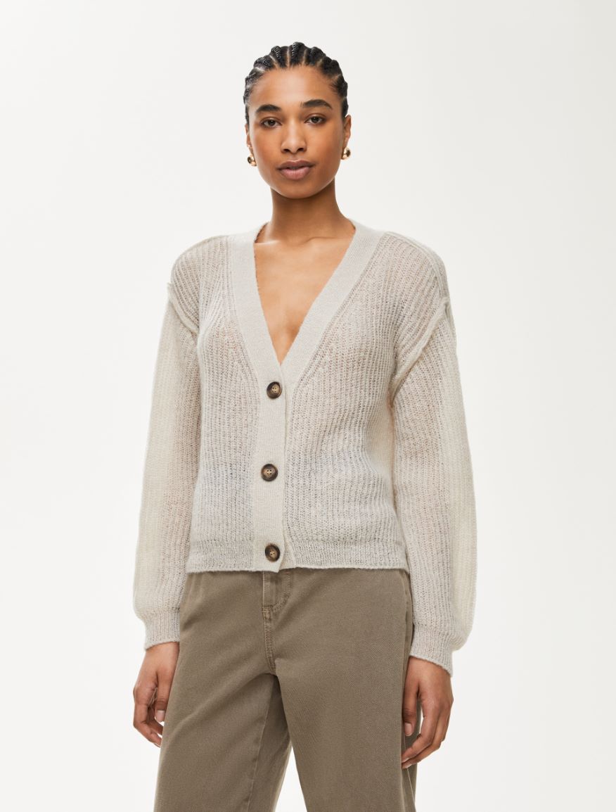 Relaxed-fit cardigan - PAPYRUS - Iblues - 4