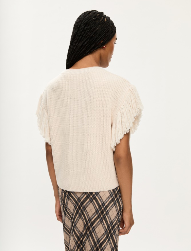 Fringed gilet - 