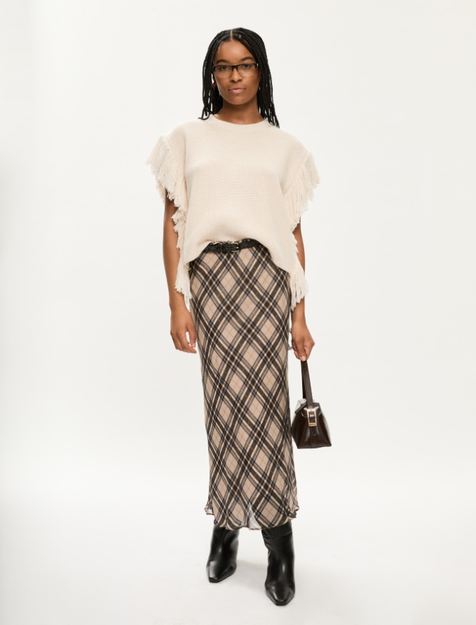 Fringed gilet - 