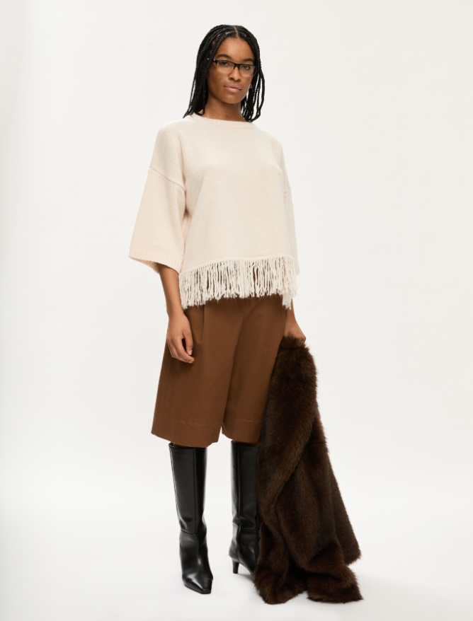 Fringed sweater - 