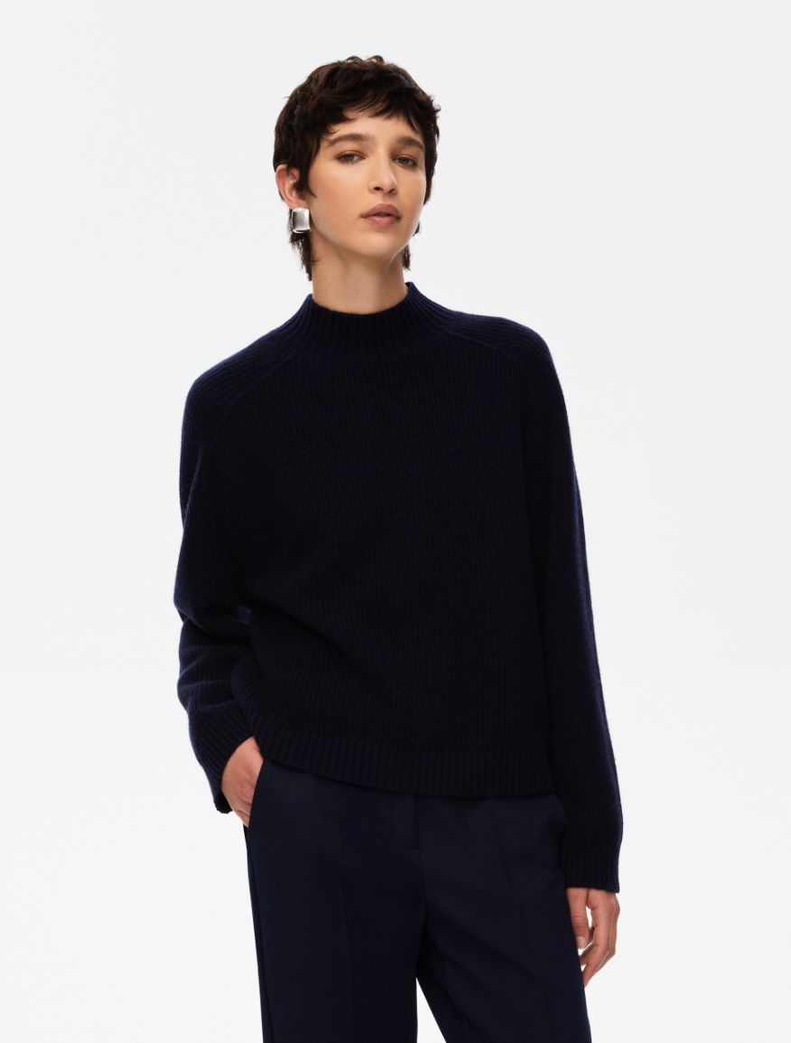 Straight-fit sweater - NAVY - Iblues - 4
