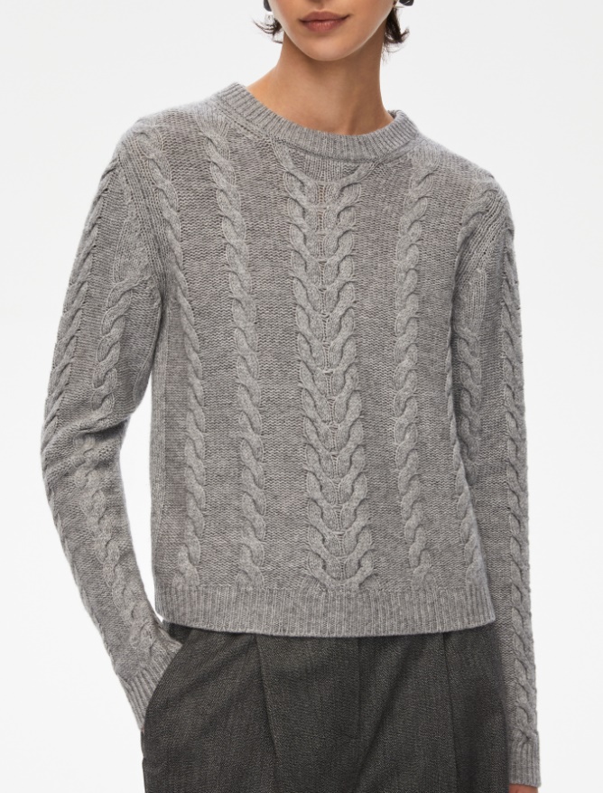 Cable-knit sweater - 
