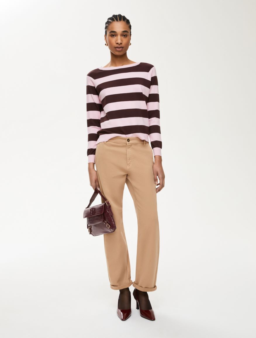 Oversized sweater - PINK - Iblues - 4