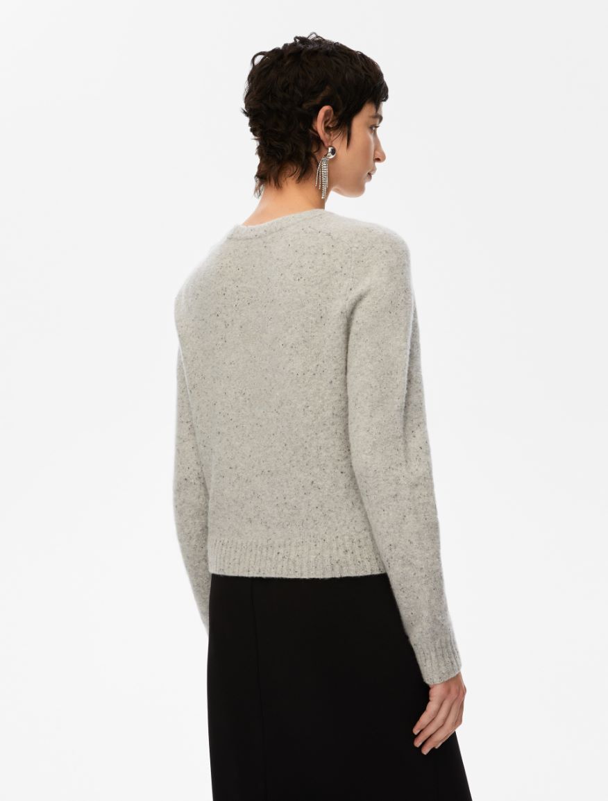 Straight-fit sweater - LIGHT GREY - Iblues - 2