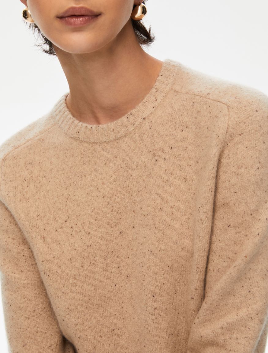 Straight-fit sweater - CAMEL - Iblues - 3
