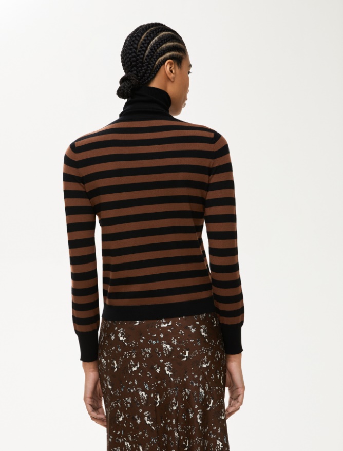 Straight-fit polo-neck sweater - 