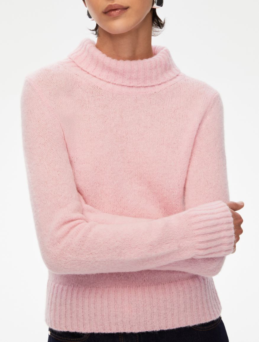 High-neck sweater - PINK - Iblues