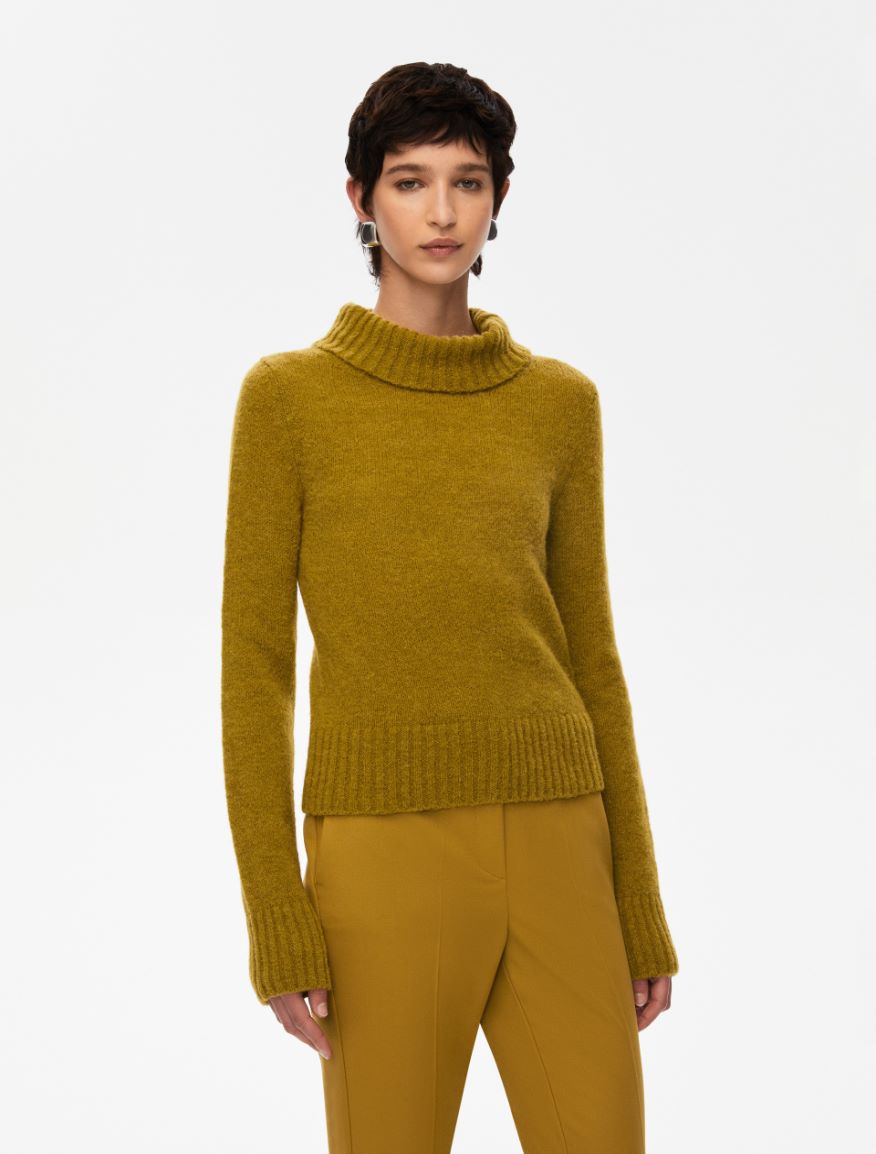 High-neck sweater - OLIVE - Iblues - 4