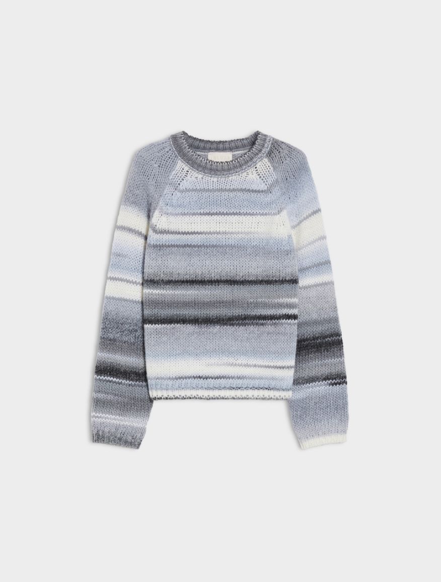 Straight-fit sweater - GREY - Iblues - 5